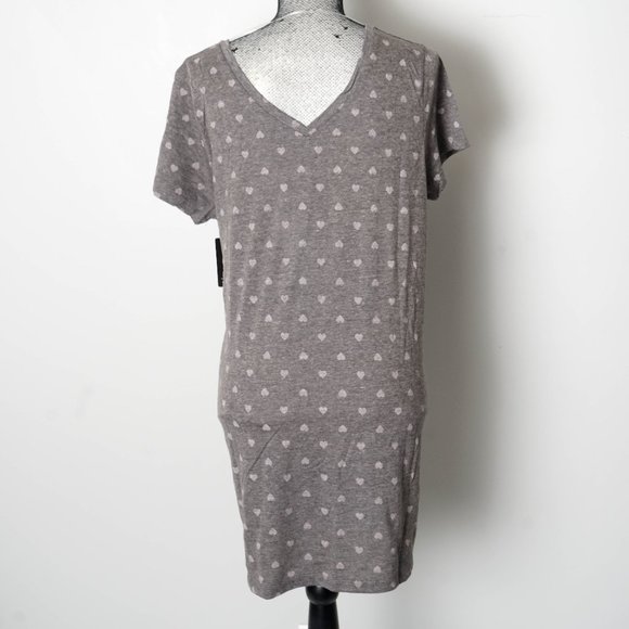 NWT ❤️bebe Heart pattern sleep shirt - 1x - Picture 5 of 6